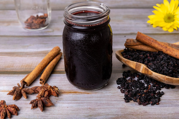 Spiced Elderberry Syrup