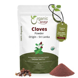 Premium Cloves Powder (Syzygium aromaticum) - Aromatic Spice | Kosher Certified | Raw, Vegan, Non GMO & Gluten Free | USDA Certified | Origin - Sri Lanka