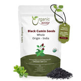 Black Cumin Seeds (Nigella Sativa) Kalonji – Whole Black Seeds | Non-GMO, Pure, Fresh & Premium Quality | Non-GMO & Kosher Certified | Origin - India