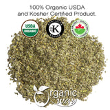 Sage Leaf Cut & Sifted (Salvia officinalis) | Herbal Tea - European Wild-Harvest | Kosher Certified | Raw, Non GMO & Gluten Free | USDA Certified | Origin - Albania