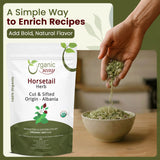 Horsetail Herb Cut & Sifted (Equisetum arvense) - Herbal Tea | European Wild-Harvest | Kosher & USDA Certified | Vegan, Non-GMO & Gluten Free | 100% Raw from Albania