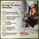 Horsetail Herb Cut & Sifted (Equisetum arvense) - Herbal Tea | European Wild-Harvest | Kosher & USDA Certified | Vegan, Non-GMO & Gluten Free | 100% Raw from Albania