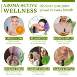 100% Pure Essential Oil Gift Set of 6 | Premium Aromatic Oils | Orange, Lavender, Lemongrass, Eucalyptus, Peppermint, Tea Tree | Origin India (10ml each)