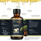 Baobab Essential Oil for Diffusers | Natural Aroma Oil for Home Fragrance, Humidifier & DIY Candle Making, Long Lasting Scent for Office, Bedroom & Soothing Scent 4 Fl Oz (120 mL)
