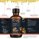 Argan Carrier Oil for Diffusers, Dry Skin, Hair | Natural Aroma Oil for Home Fragrance, DIY Beauty Blends & DIY Candle Making, Long Lasting Scent for Office, Bedroom Scent 4 Fl Oz (120 mL)
