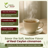 Premium True Ceylon Cinnamon Cut & Sifted (Cinnamomum verum) - Adds Flavour |  Kosher Certified | Raw, Non GMO & Gluten Free | USDA Certified | Origin - Sri Lanka