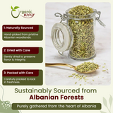 Echinacea Purpurea Herb Cut & Sifted - Herbal Tea - Origin Albania