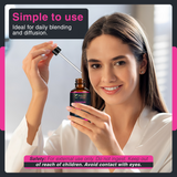 Geranium Essential Oil for Diffusers | Natural Aroma Oil for Home Fragrance, Humidifier & DIY Candle Making, Long Lasting Scent for Office, Bedroom & Soothing Scent 4 Fl Oz (120 mL)