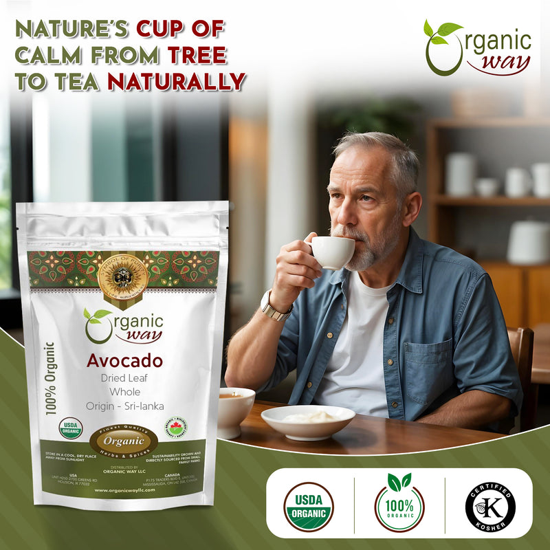 Organic Way Avocado Dried leaves (2 Oz)