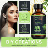Brahmi Carrier Oil for Diffusers, Dry Skin, Hair | Natural Aroma Oil for Home Fragrance, DIY Beauty Blends & DIY Candle Making, Long Lasting Scent for Office, Bedroom Scent 4 Fl Oz (120 mL)