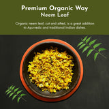 Organic way Neem leaf cut and sifted