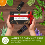 100% Pure Essential Oil Gift Set of 6 | Premium Aromatic Oils | Orange, Lavender, Lemongrass, Eucalyptus, Peppermint, Tea Tree | Origin India (10ml each)