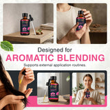 Palmarosa Essential Oil for Diffusers | Natural Aroma Oil for Home Fragrance, Humidifier & DIY Candle Making, Long Lasting Scent for Office, Bedroom & Soothing Scent 4 Fl Oz (120 mL)