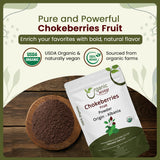 Chokeberries Fruit/Aronia Berry Powder - European Wild-Harvest | Kosher Certified | Non GMO & Gluten Free | USDA Certified | Origin - Albania
