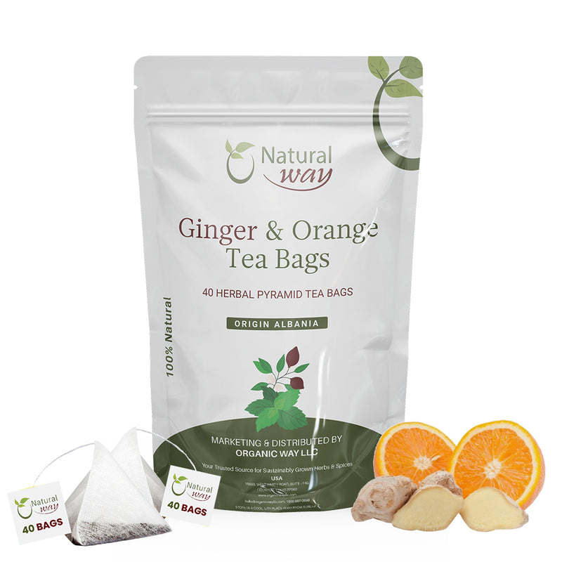 Natural Ginger & Orange Tea