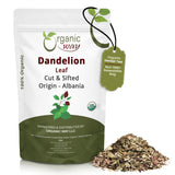 Dandelion Leaf (Taraxacum Officinale) Cut & Sifted - Herbal Tea | European Wild-Harvest | Kosher & USDA Certified | Vegan, Non-GMO & Gluten Free | 100% Raw from Albania