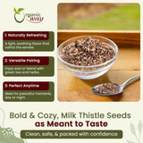 Organic Way Milk Thistle Seeds Powder (Silybum Marianum) | European Wild-Harvest | Organic & Kosher Certified | Vegan, Non GMO & Gluten Free | USDA Certified | Origin - Albania