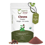 Premium Cloves Powder (Syzygium aromaticum) - Aromatic Spice | Kosher Certified | Raw, Vegan, Non GMO & Gluten Free | USDA Certified | Origin - Sri Lanka