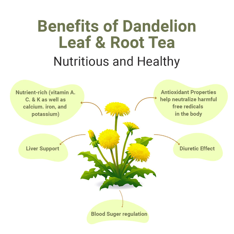 Dandelion Leaf and Root Tea Bags