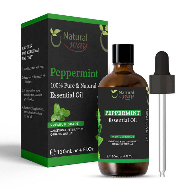 Natural Way Peppermint Essential Oil 4 Fl Oz (120 ml)