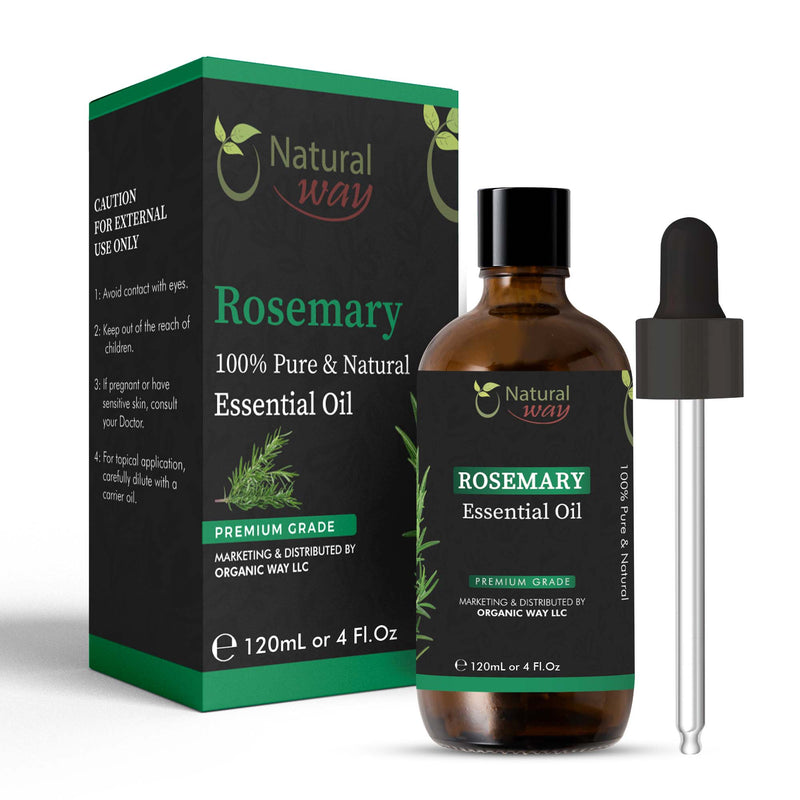 Natural Way Rosemary Essential Oil 4 Fl Oz (120 ml)