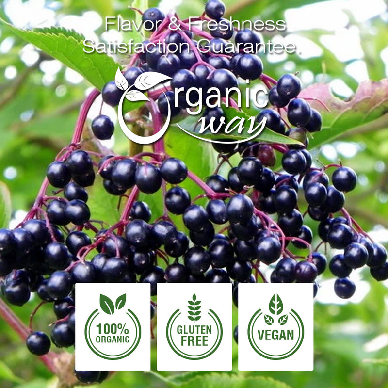 Elderberry (Whole), European Wild Harvest